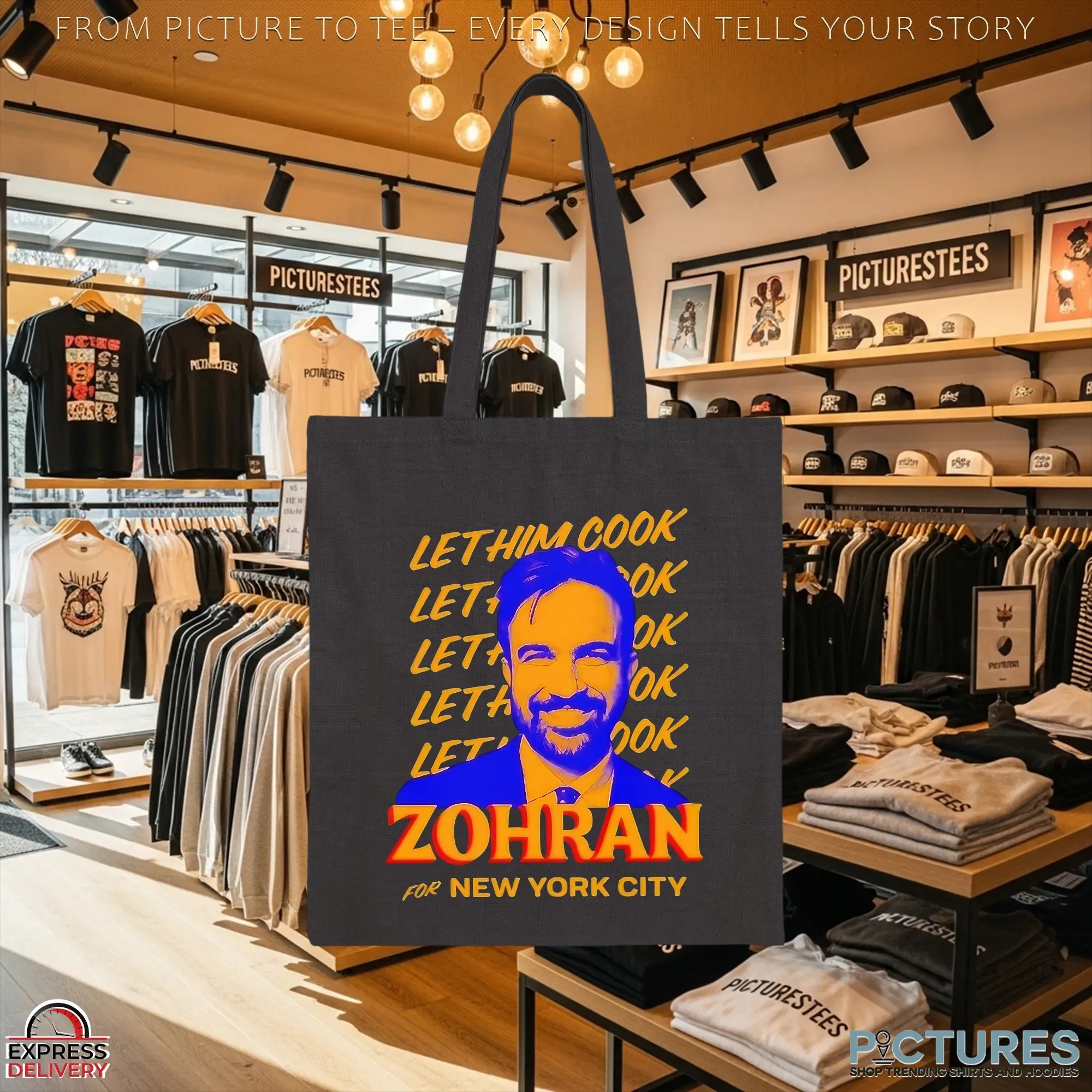 Zohran Mamdani For New York City Let Him Cook Graphic T Shirt