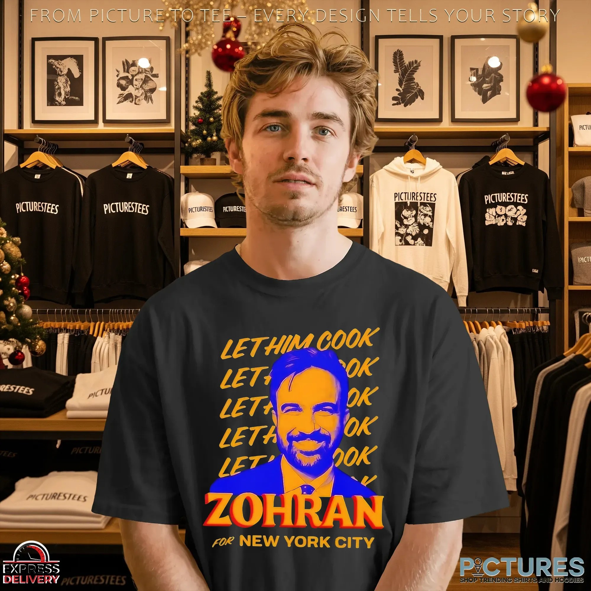 Zohran Mamdani For New York City Let Him Cook Graphic T Shirt