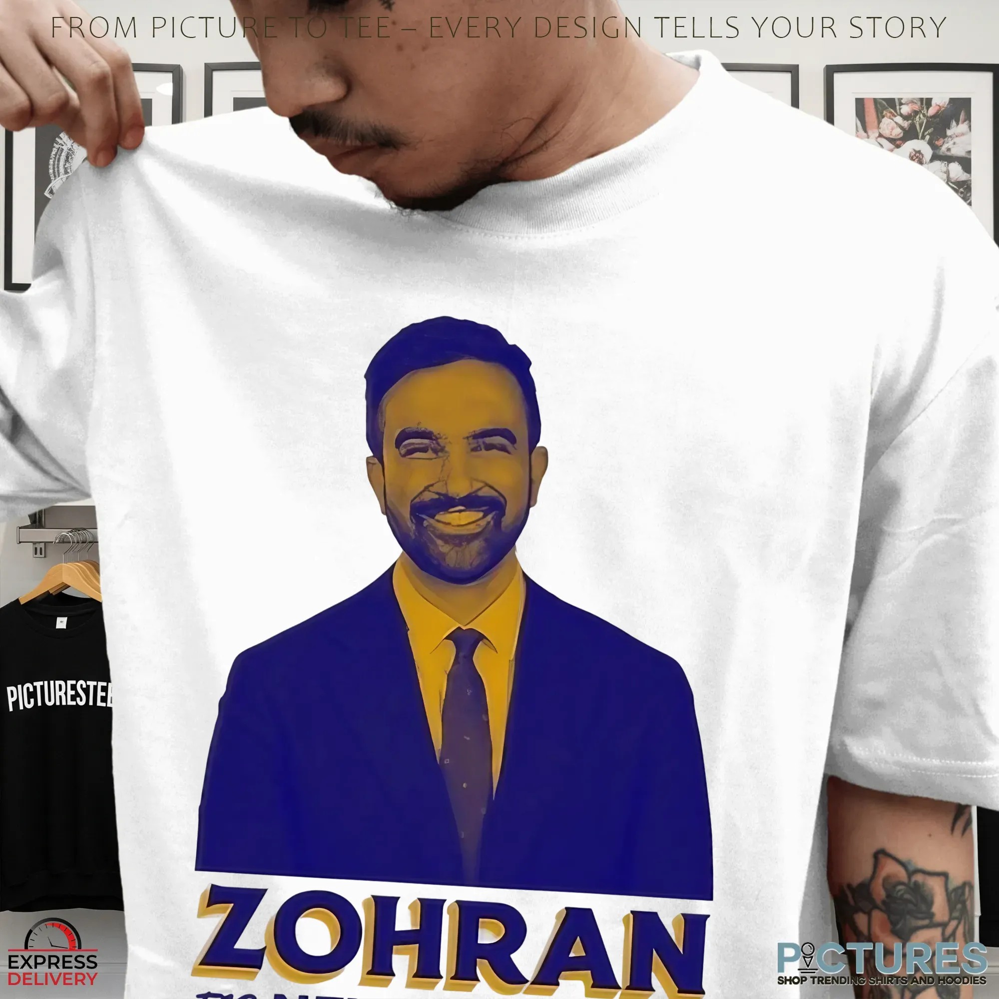 Zohran Mamdani For New York City Portrait T Shirt
