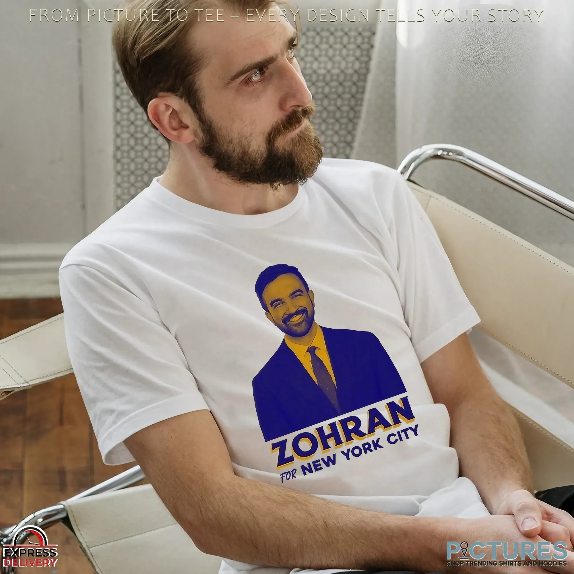 Zohran Mamdani For New York City Portrait T Shirt