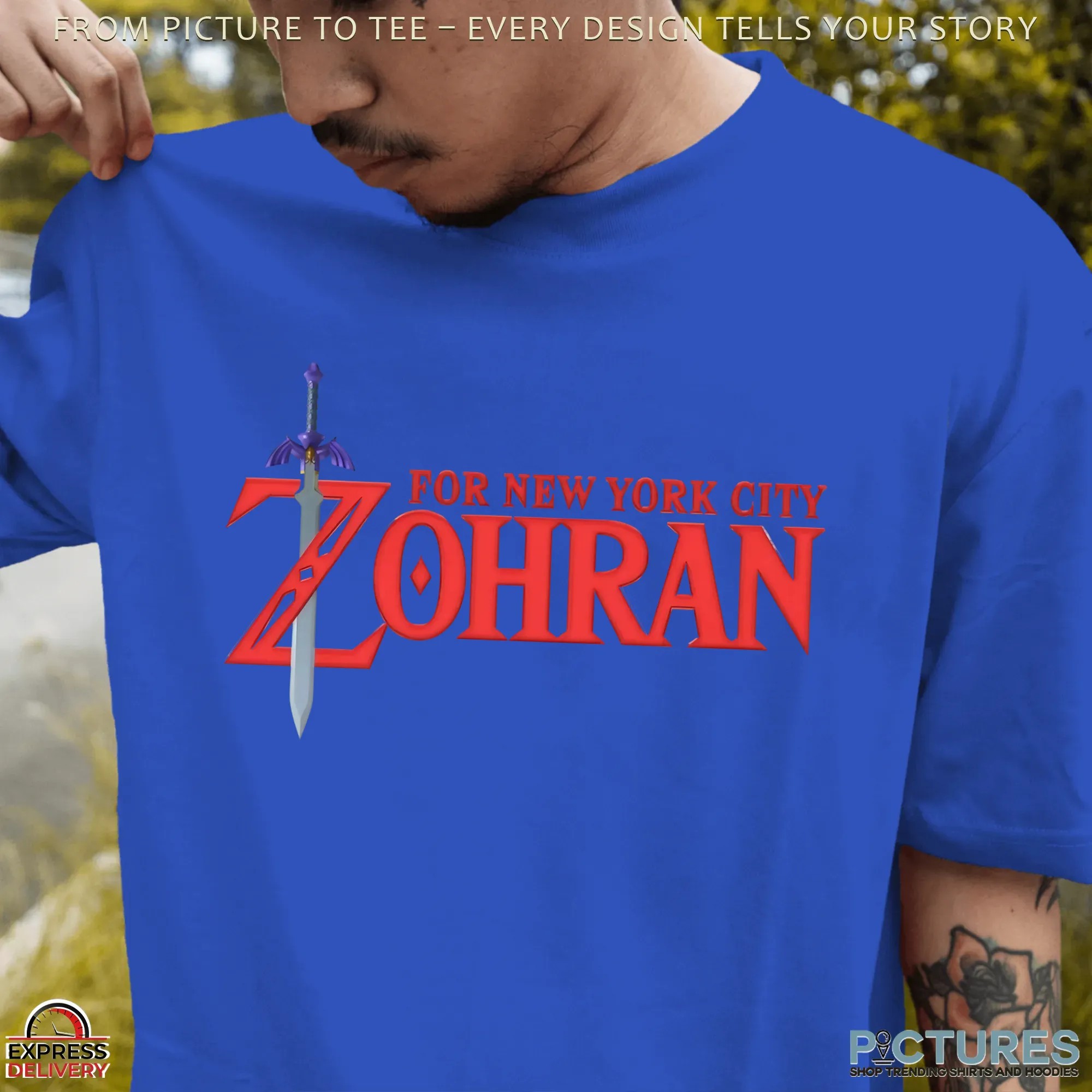 Zohran Mamdani For New York City The Legend Of New York City Mayor Sword T Shirt