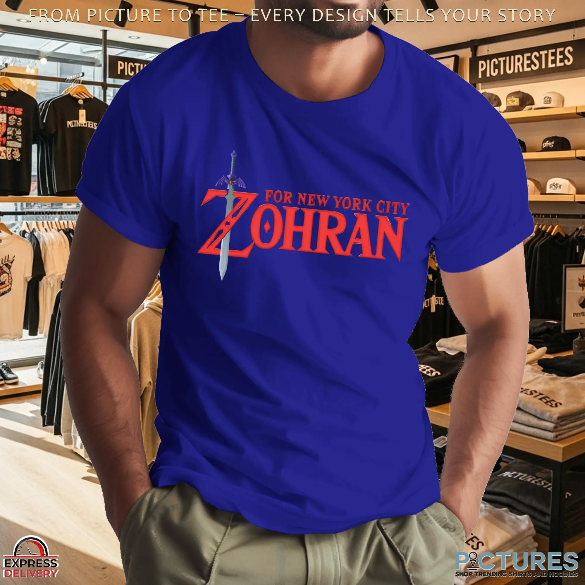 Zohran Mamdani For New York City The Legend Of New York City Mayor Sword T Shirt