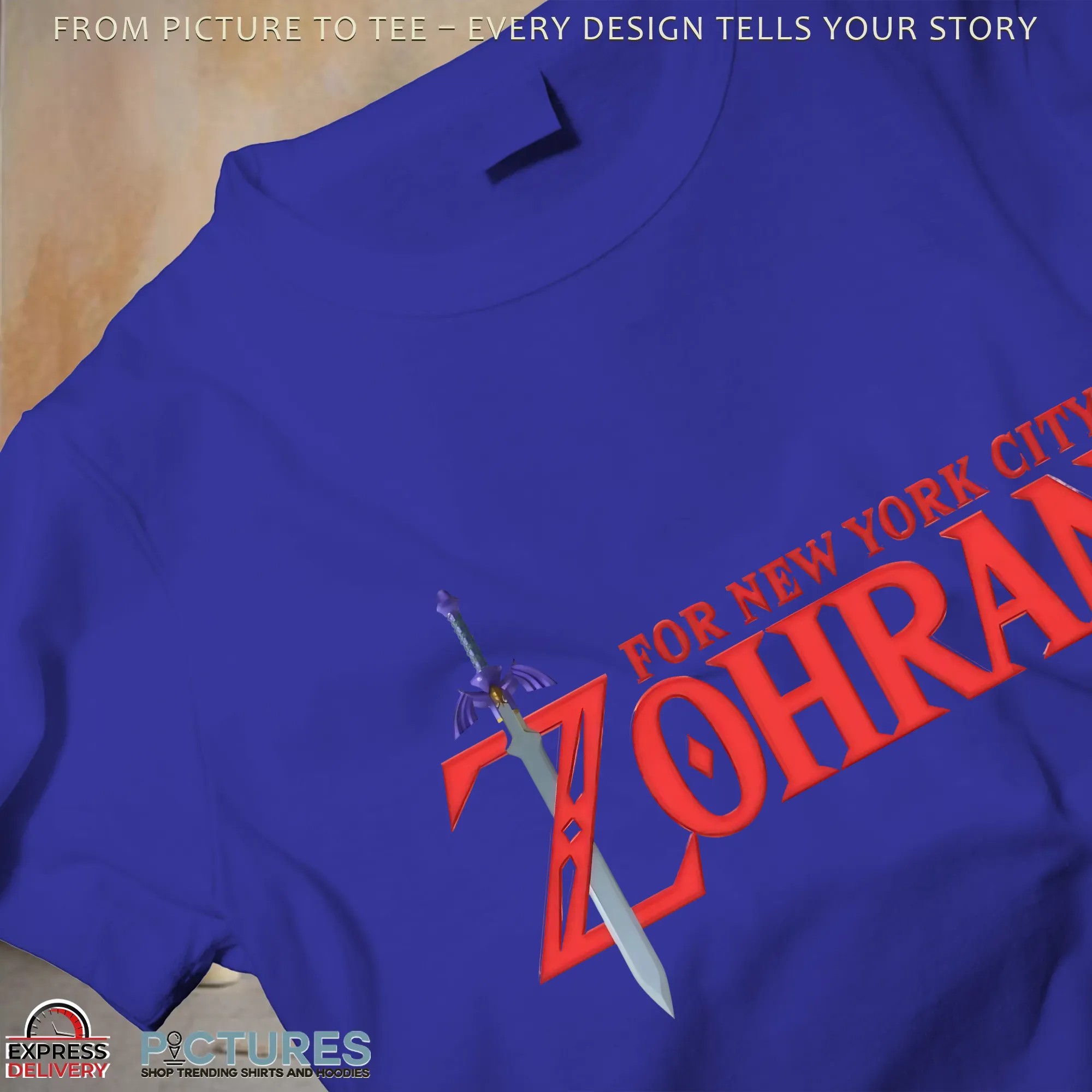 Zohran Mamdani For New York City The Legend Of New York City Mayor Sword T Shirt