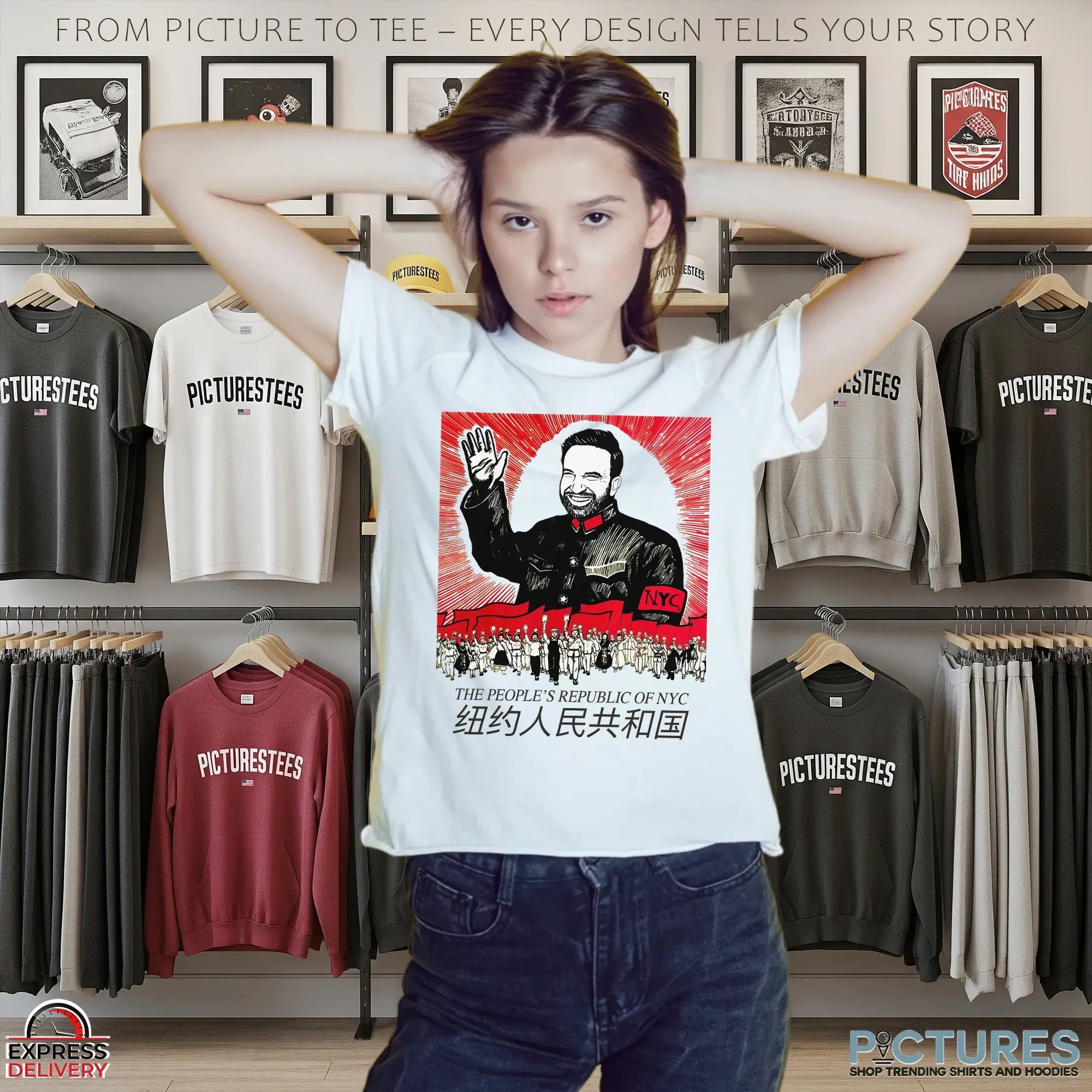Zohran Mamdani The People's Republic of NYC Graphic T Shirt