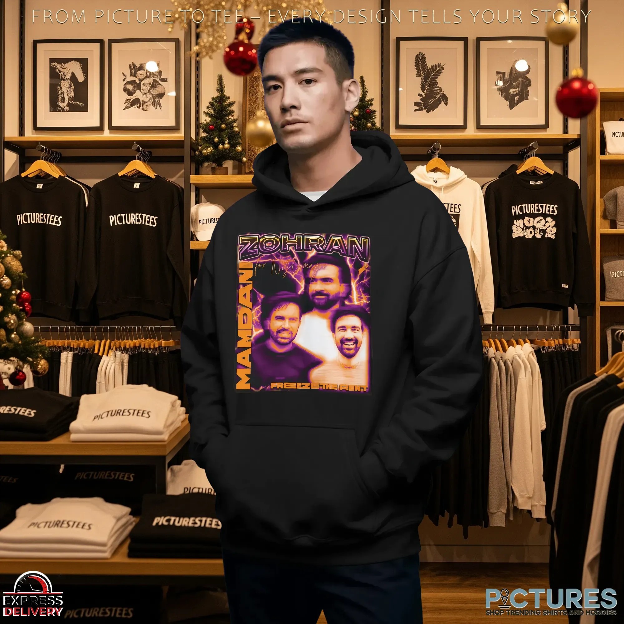 Zohran Mamdani for NYC Mayor Freeze The Rent Bootleg 90s Hip Hop Style T Shirt Zohran Mamdani for NYC Mayor Freeze The Rent Bootleg 90s Hip Hop Style T Shirt