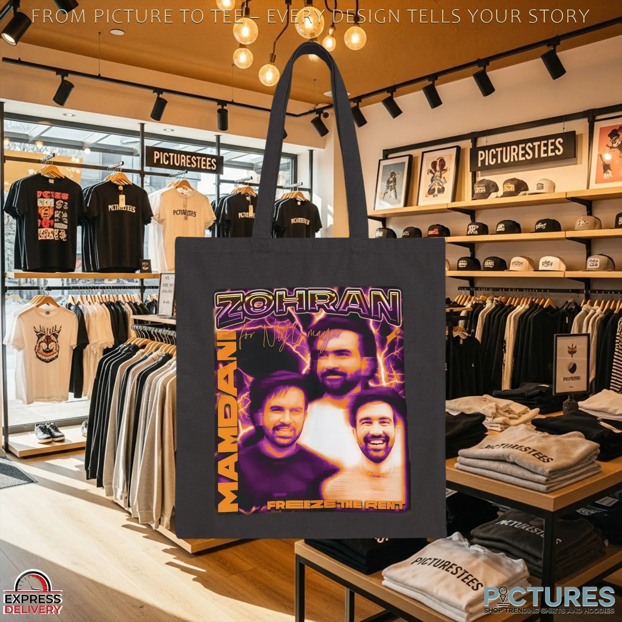 Zohran Mamdani for NYC Mayor Freeze The Rent Bootleg 90s Hip Hop Style T Shirt Zohran Mamdani for NYC Mayor Freeze The Rent Bootleg 90s Hip Hop Style T Shirt