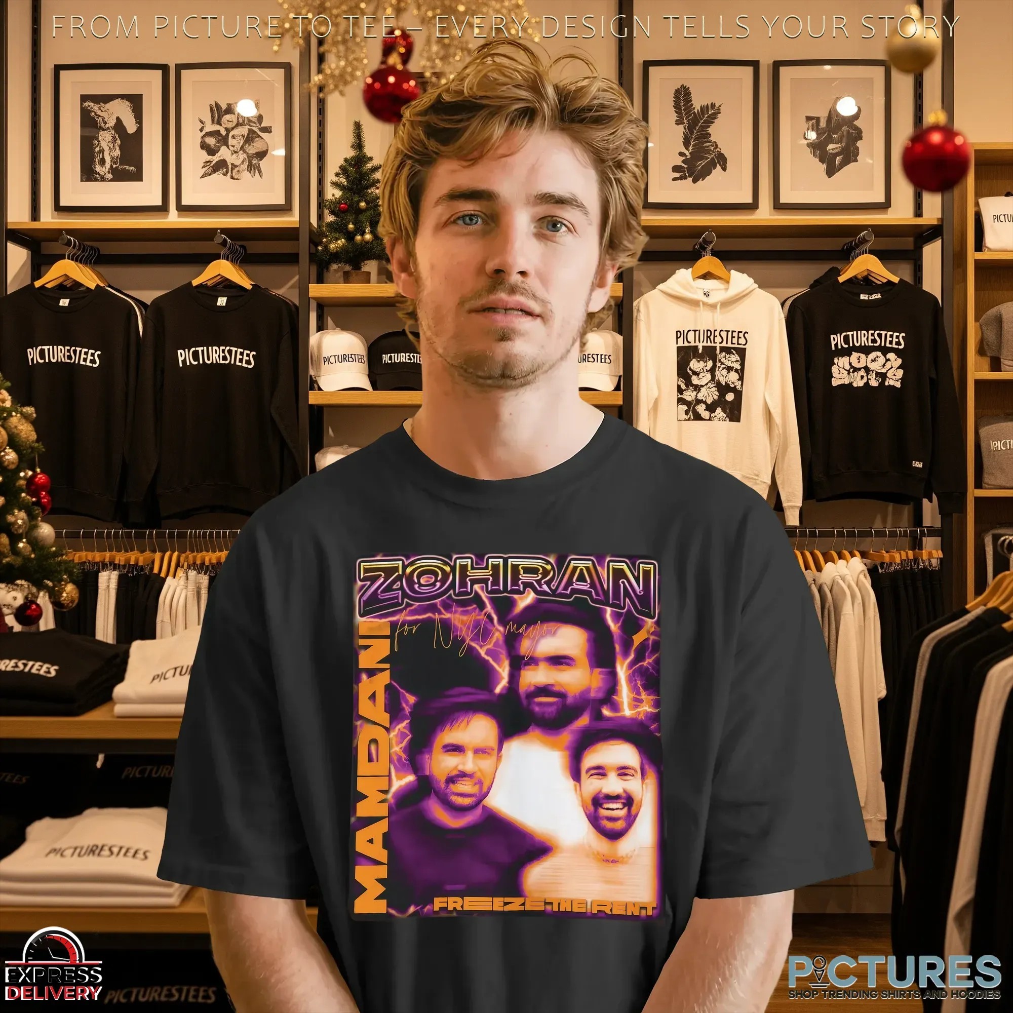 Zohran Mamdani for NYC Mayor Freeze The Rent Bootleg 90s Hip Hop Style T Shirt Zohran Mamdani for NYC Mayor Freeze The Rent Bootleg 90s Hip Hop Style T Shirt