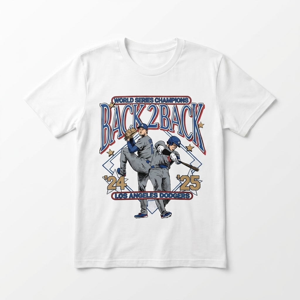 Shohei Ohtani & Yamamoto Dodgers World Series Champions Shirt