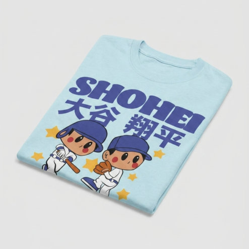 Shohei Ohtani Kawaii Two-Way Baseball Graphic Tee