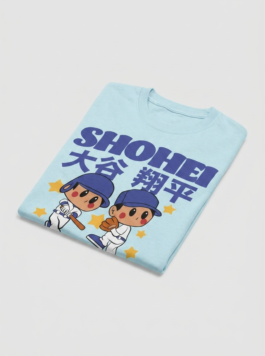Shohei Ohtani Kawaii Two-Way Baseball Graphic Tee