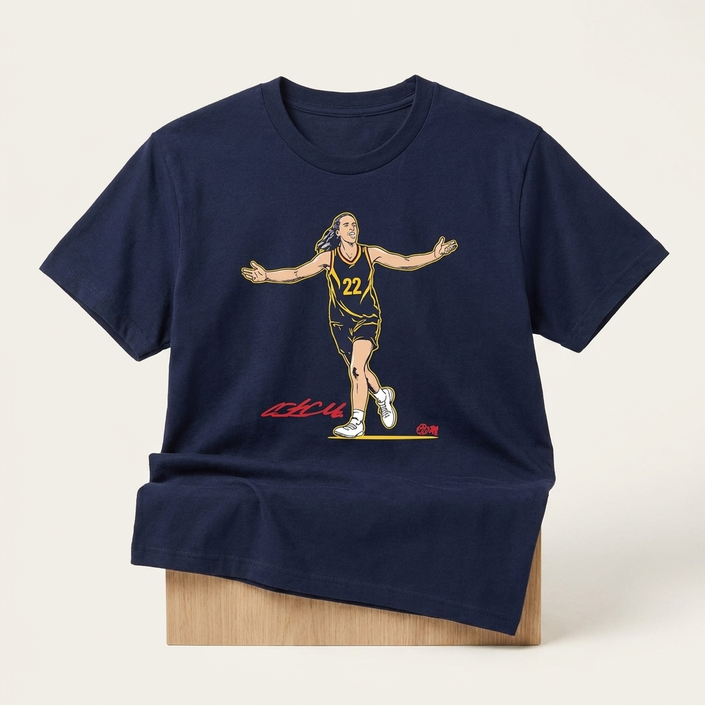 Caitlin Clark 22 Superstar Pose Basketball Graphic Tee