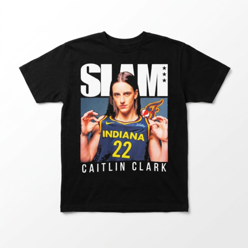 Caitlin Clark SLAM Cover Graphic Tee | Indiana Fever WNBA Shirt