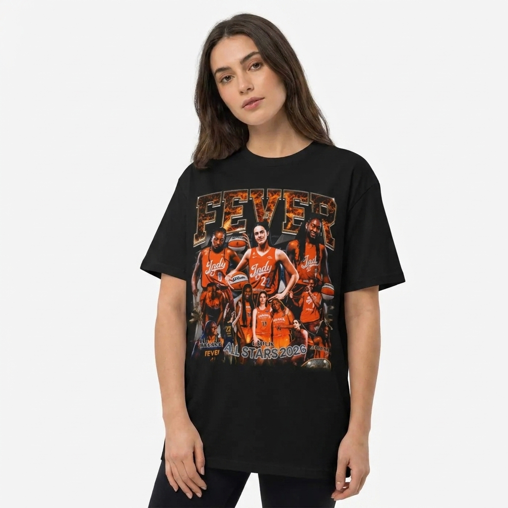 Caitlin Clark, Kelsey & Aliyah Indiana Vintage Bootleg Tee