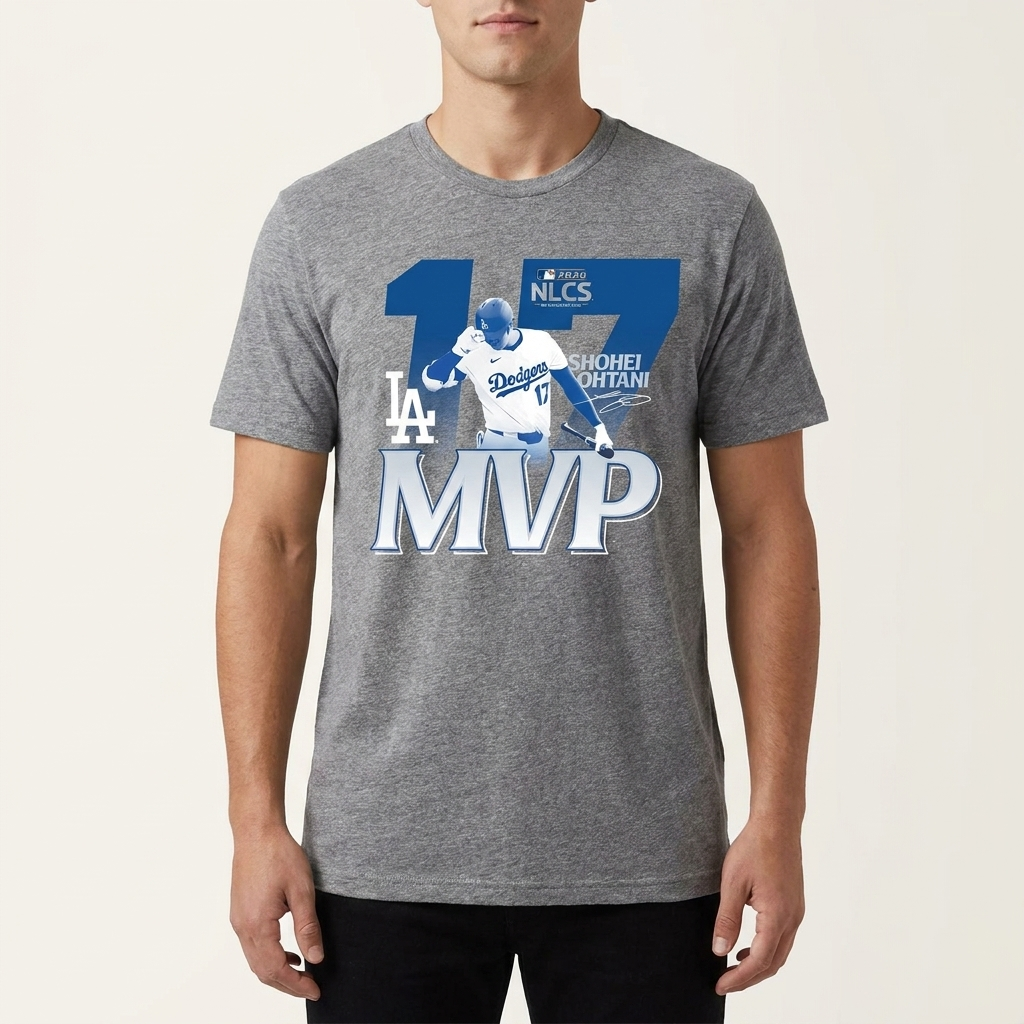 Shohei Ohtani LA Dodgers 17 MVP Shirt | NLCS Graphic Tee