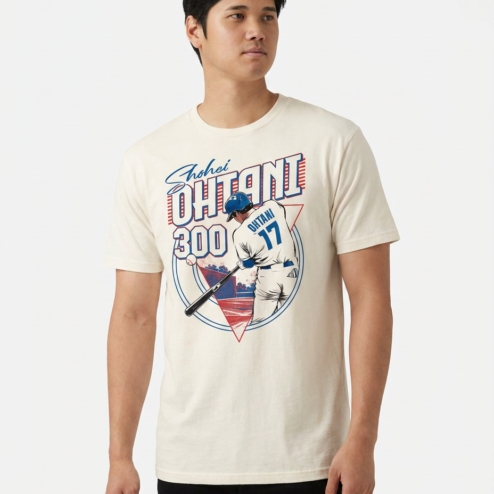 Shohei Ohtani 300 Retro Graphic Tee  Edition