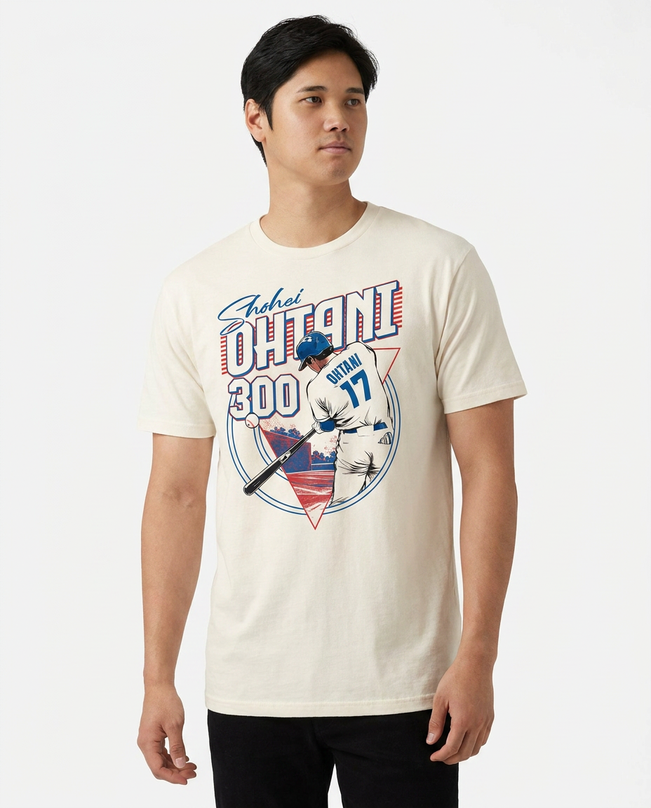 Shohei Ohtani 300 Retro Graphic Tee  Edition