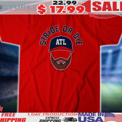 Atlanta Braves Spencer Strider Stride Or Die Beard MLB Shirt