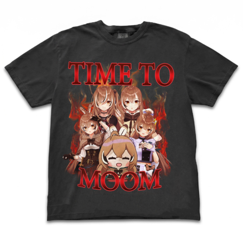 Nanashi Mumei Hololive Time To Moom Vintage Bootleg T Shirt