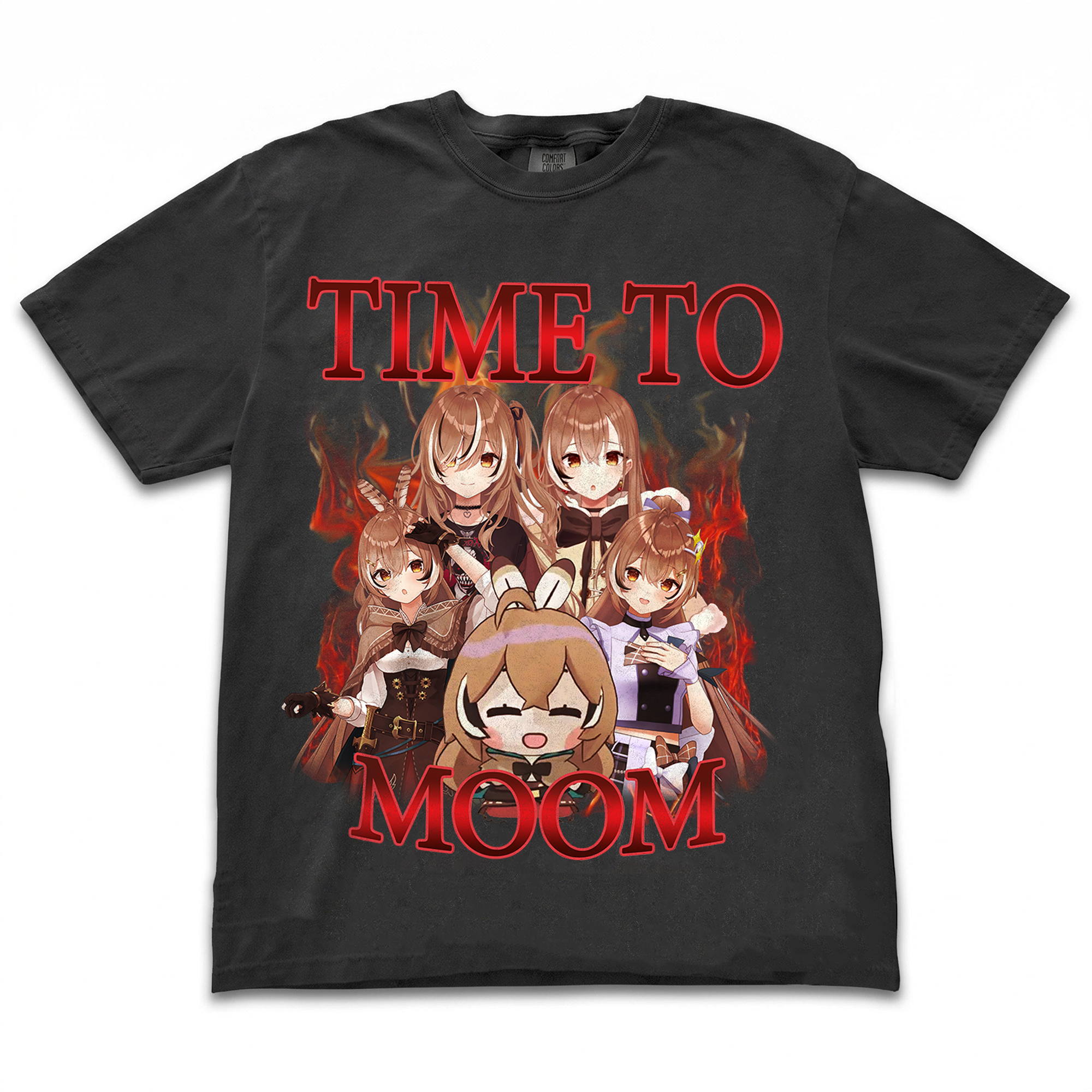 Nanashi Mumei Hololive Time To Moom Vintage Bootleg T Shirt