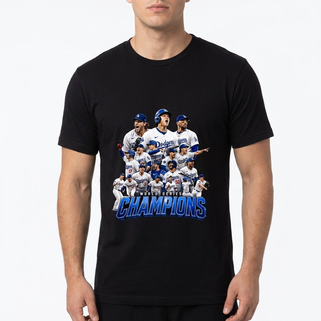 Ohtani Betts Freeman LA Dodgers World Series Champions Shirt