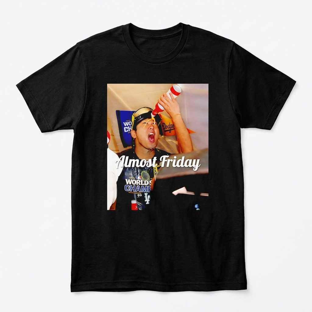 Shohei Ohtani Almost Friday T-Shirt - Funny Baseball Meme Tee