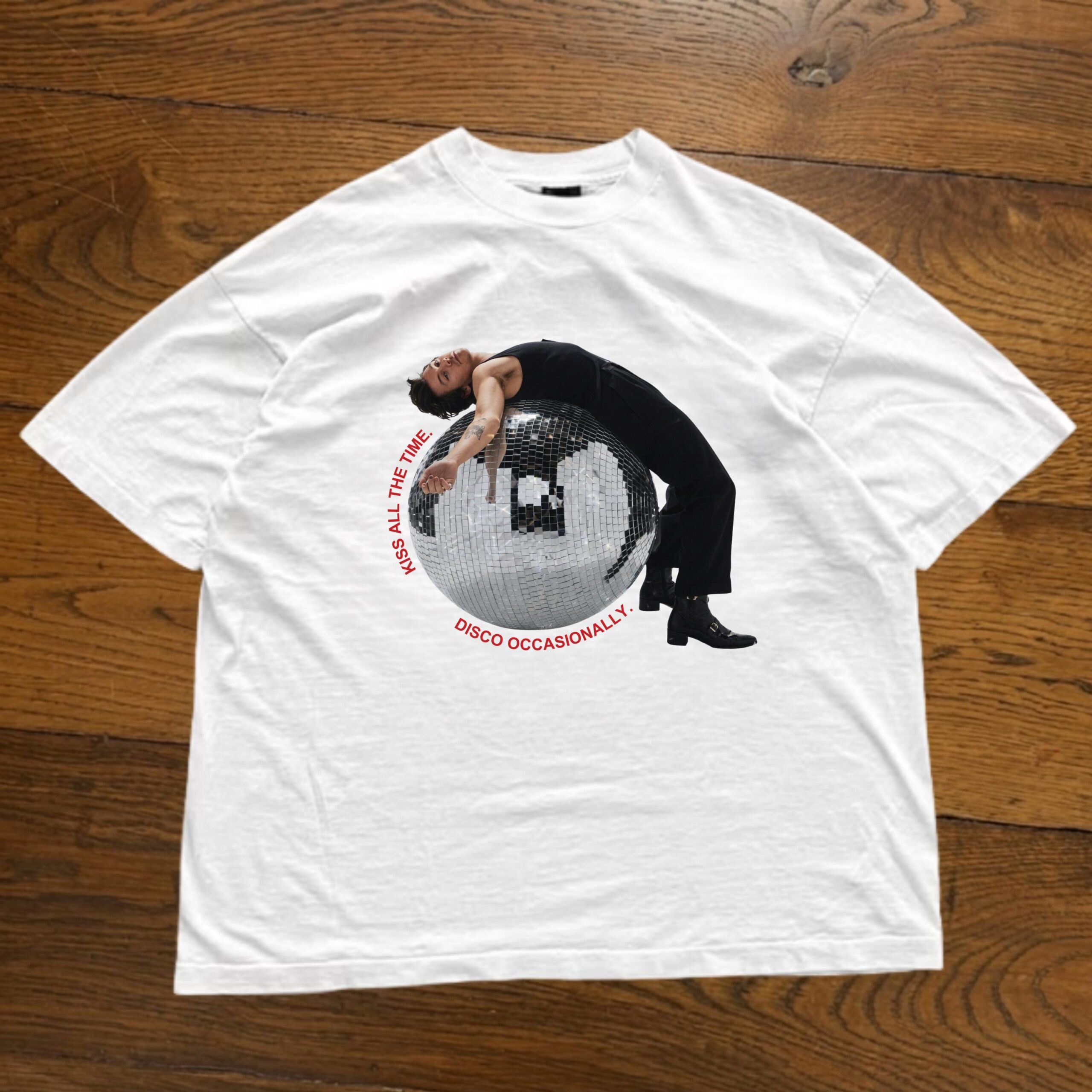 Kiss All The Time Disco Occasionally Shirt | Harry 2026 Merch