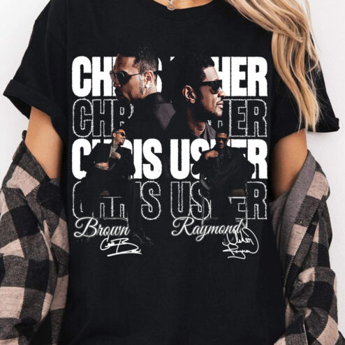 Chris Brown Usher Raymond R&B Tour 2026 Graphic Tee