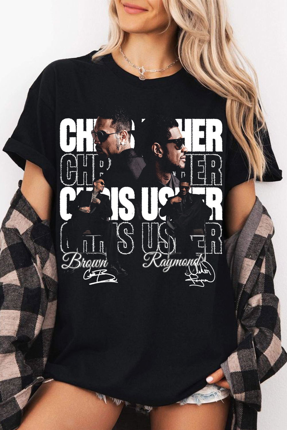Chris Brown Usher Raymond R&B Tour 2026 Graphic Tee