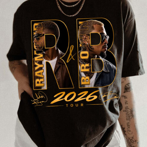 Raymond & Brown 2026 Tour Tee | Vintage R&B Concert Graphic Shirt