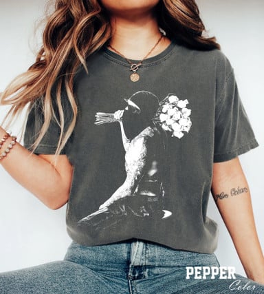 Hardy Flower Thrower Vintage Graphic Tee | Edgy Country Shirt