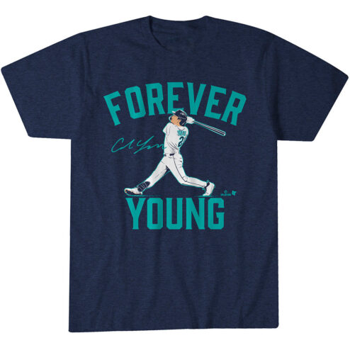 Forever Young Baseball Graphic Tee | Premium Athletic Shirt