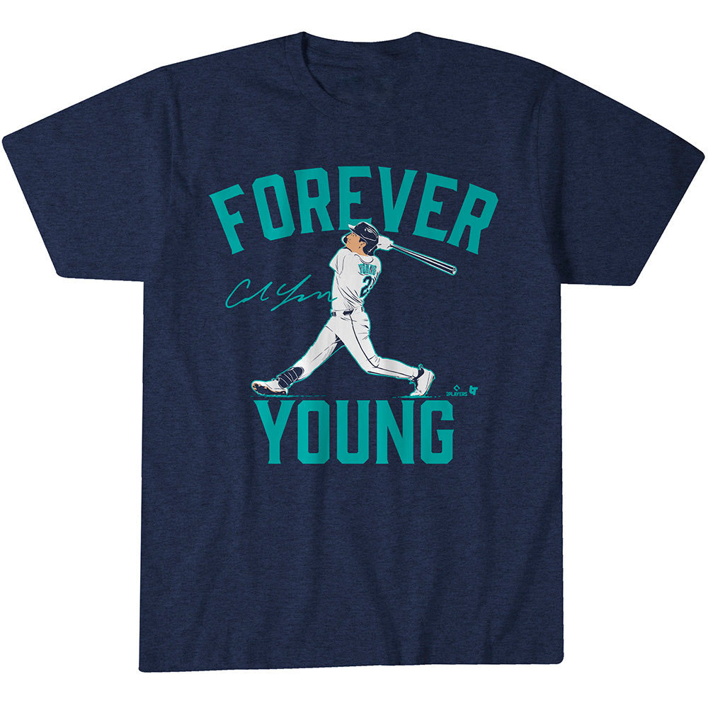 Forever Young Baseball Graphic Tee | Premium Athletic Shirt