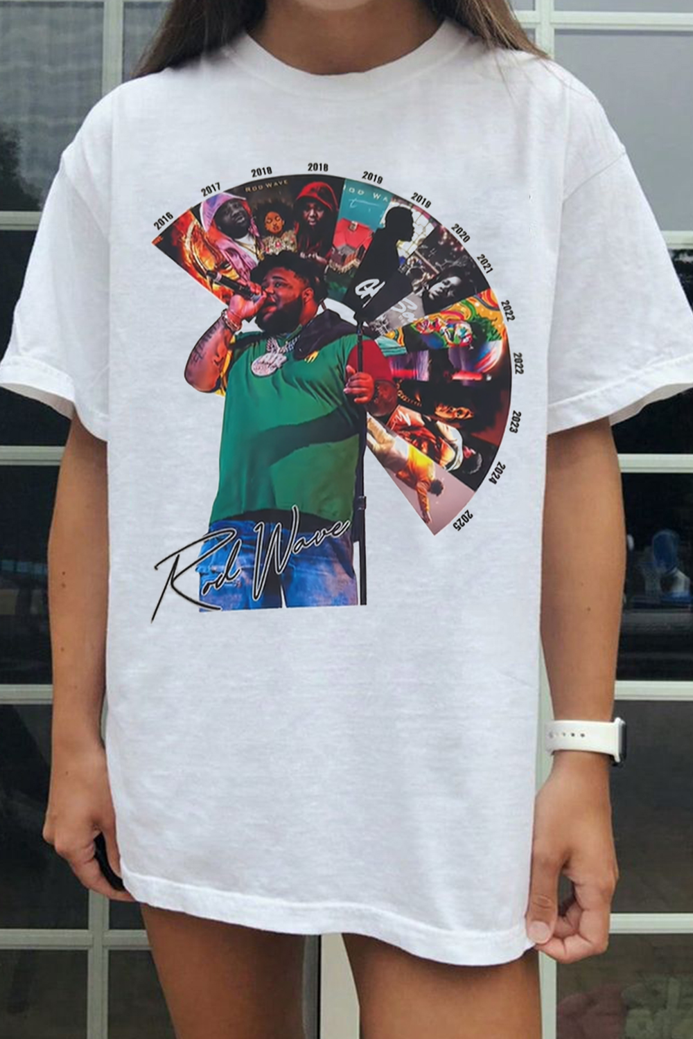 Rod Wave Eras Graphic Tee - Don't Look Down Tour Merch