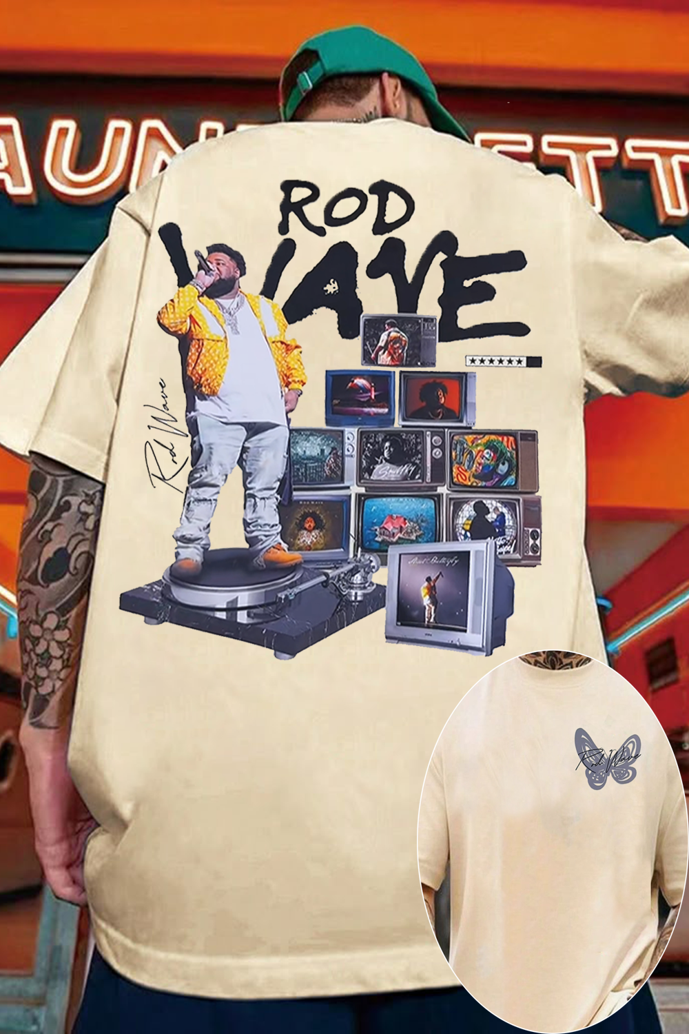 Vintage Rod Wave Graphic Tee | Y2K Rapper Concert Shirt