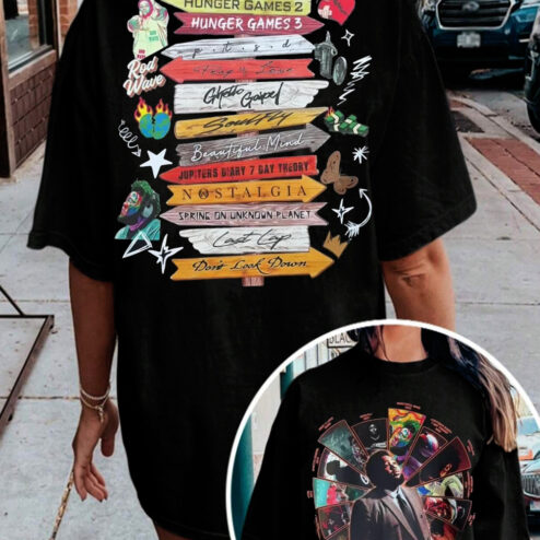 Rod Wave Albums Tour Graphic Shirt | Vintage Rap Tee