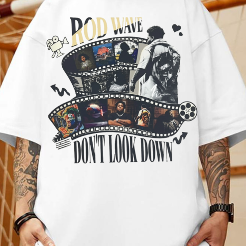 Rod Wave Don't Look Down Vintage Rap Tee | Graphic Streetwear Shirt