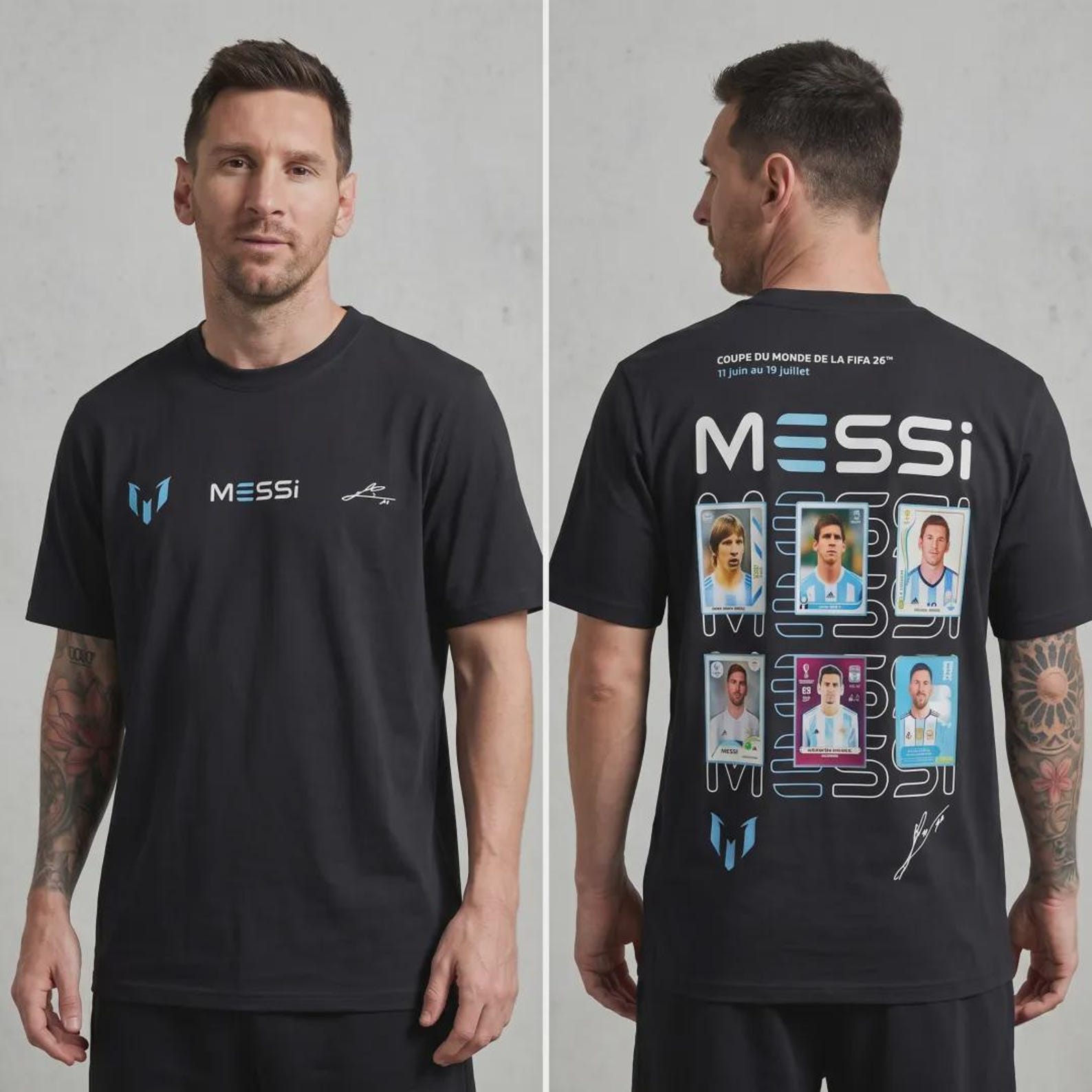 Lionel Messi 2026 World Cup Commemorative Trading Card T-Shirt