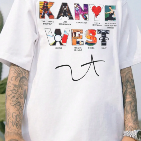Ye Kanye West Complete Discography Oversized Tee | Bully Era