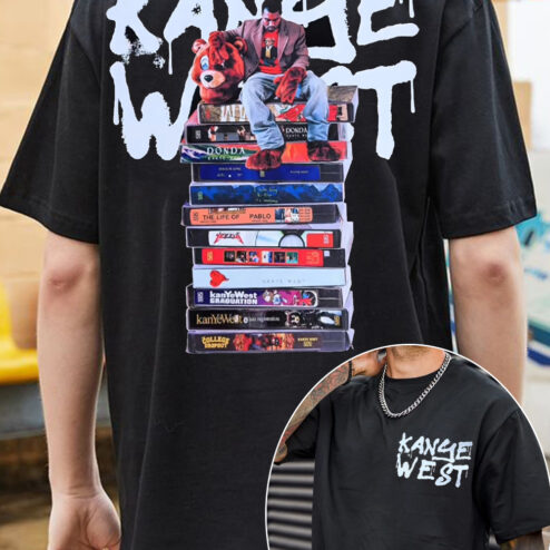 Vintage Kanye West Cassettes Shirt - Retro Hip Hop Rap Tee