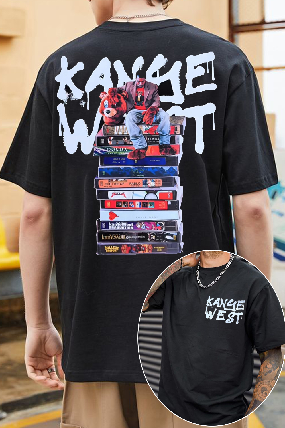 Vintage Kanye West Cassettes Shirt - Retro Hip Hop Rap Tee
