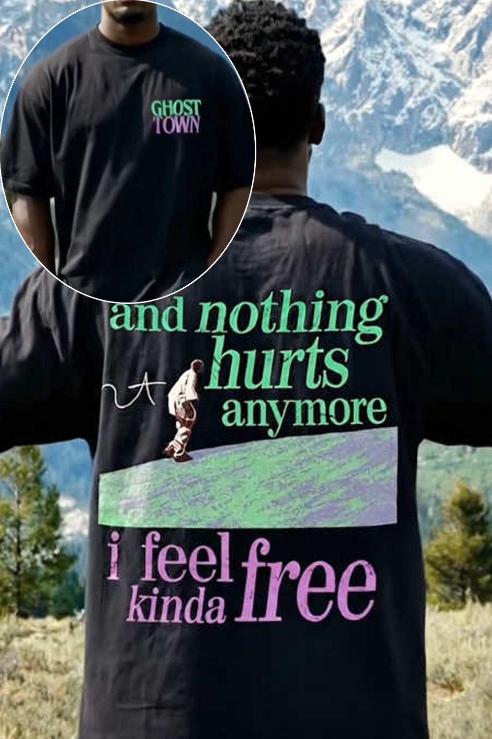 Ghost Town Nothing Hurts Anymore Graphic T-Shirt | Streetwear Tee