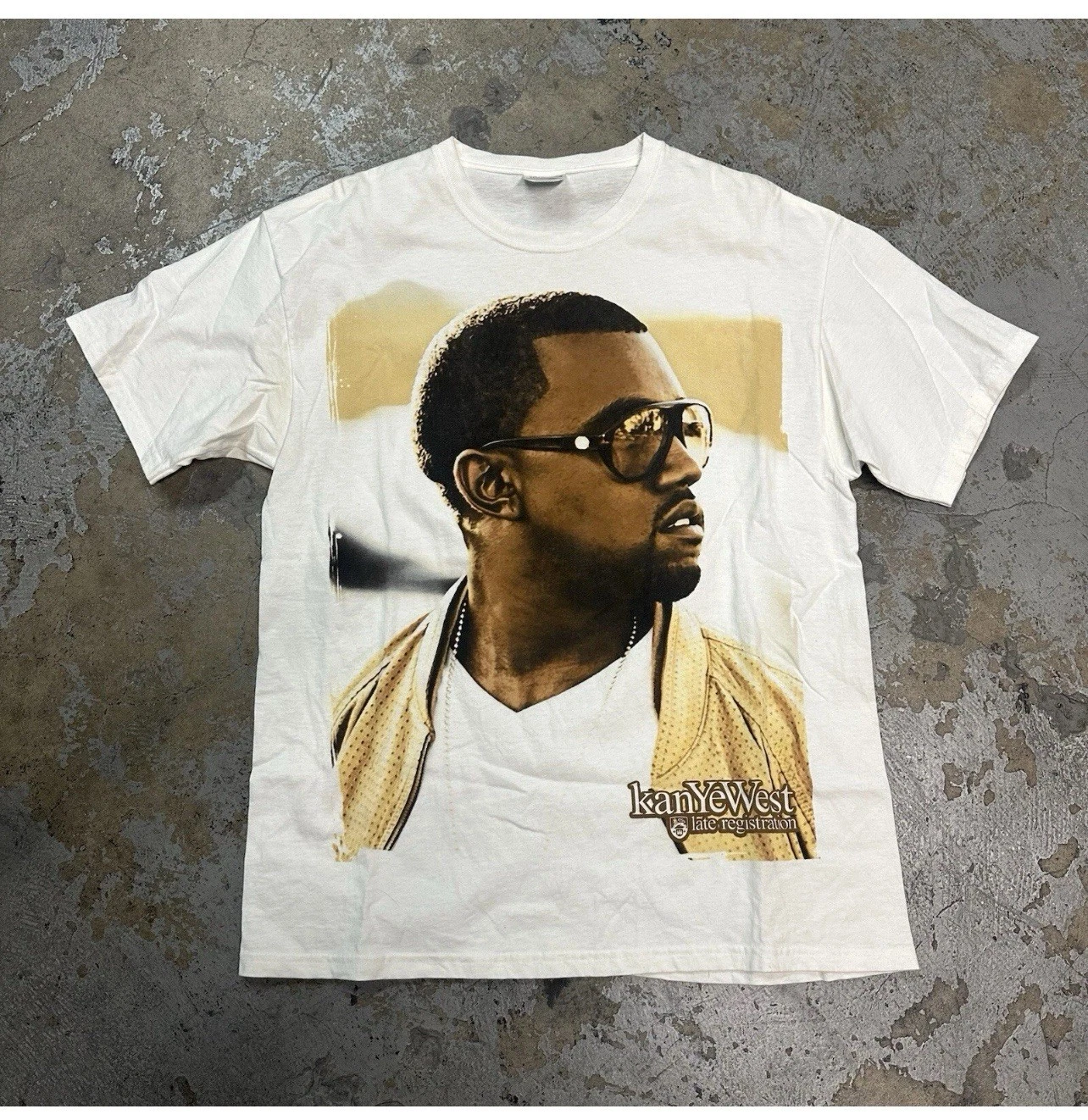 Vintage Kanye West Late Registration Graphic T-Shirt