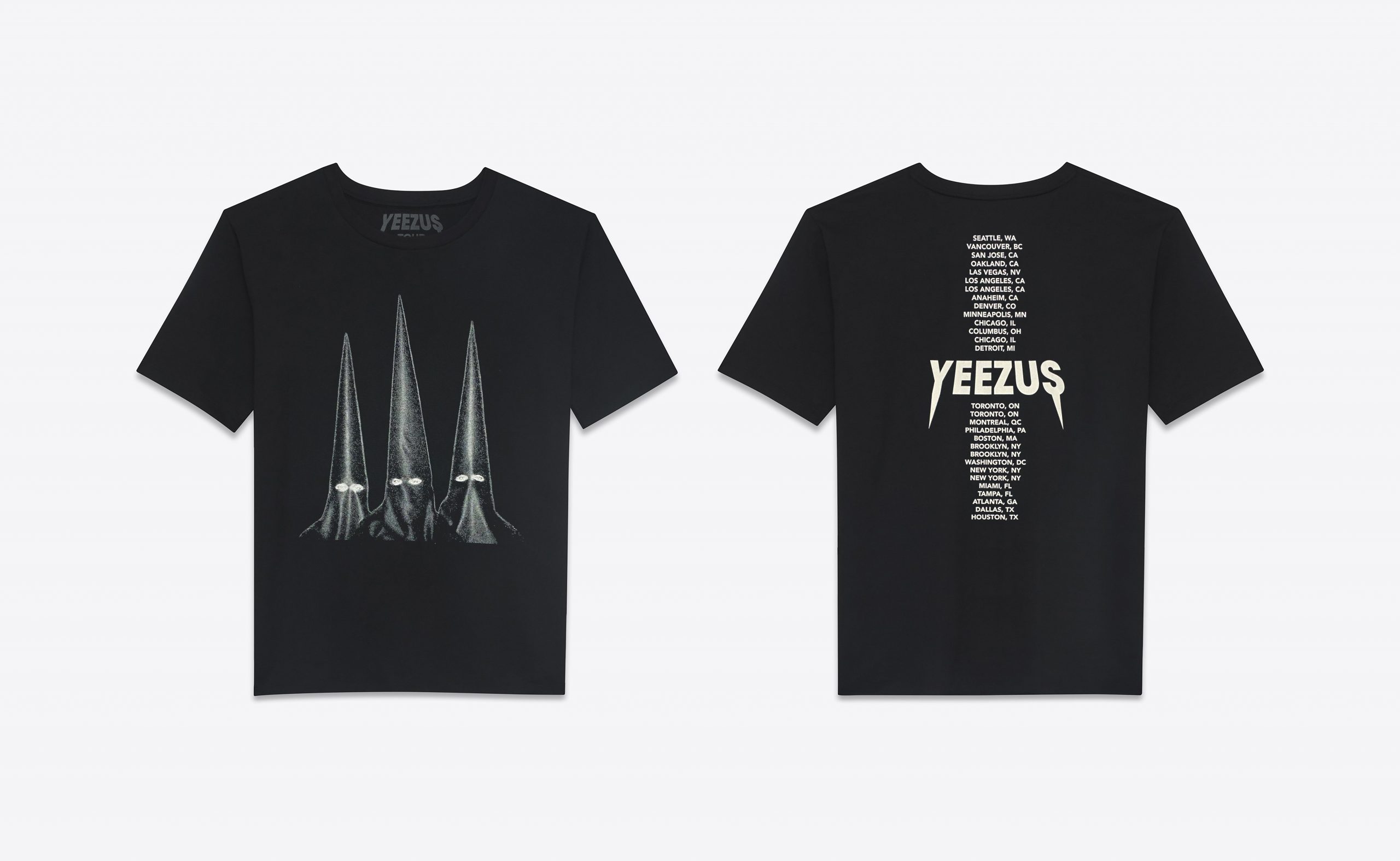Vintage Yeezus Tour Shirt - Iconic 2013 Graphic Rap Tee