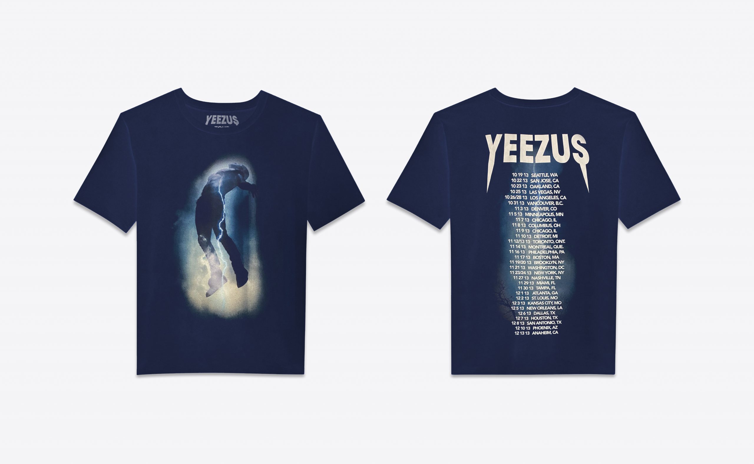 Yeezus Tour Shirt Vintage Style | Kanye West Graphic Tee