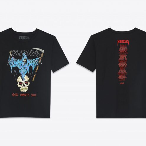 Yeezus God Wants You T-Shirt | Vintage Graphic Rap Tour Tee