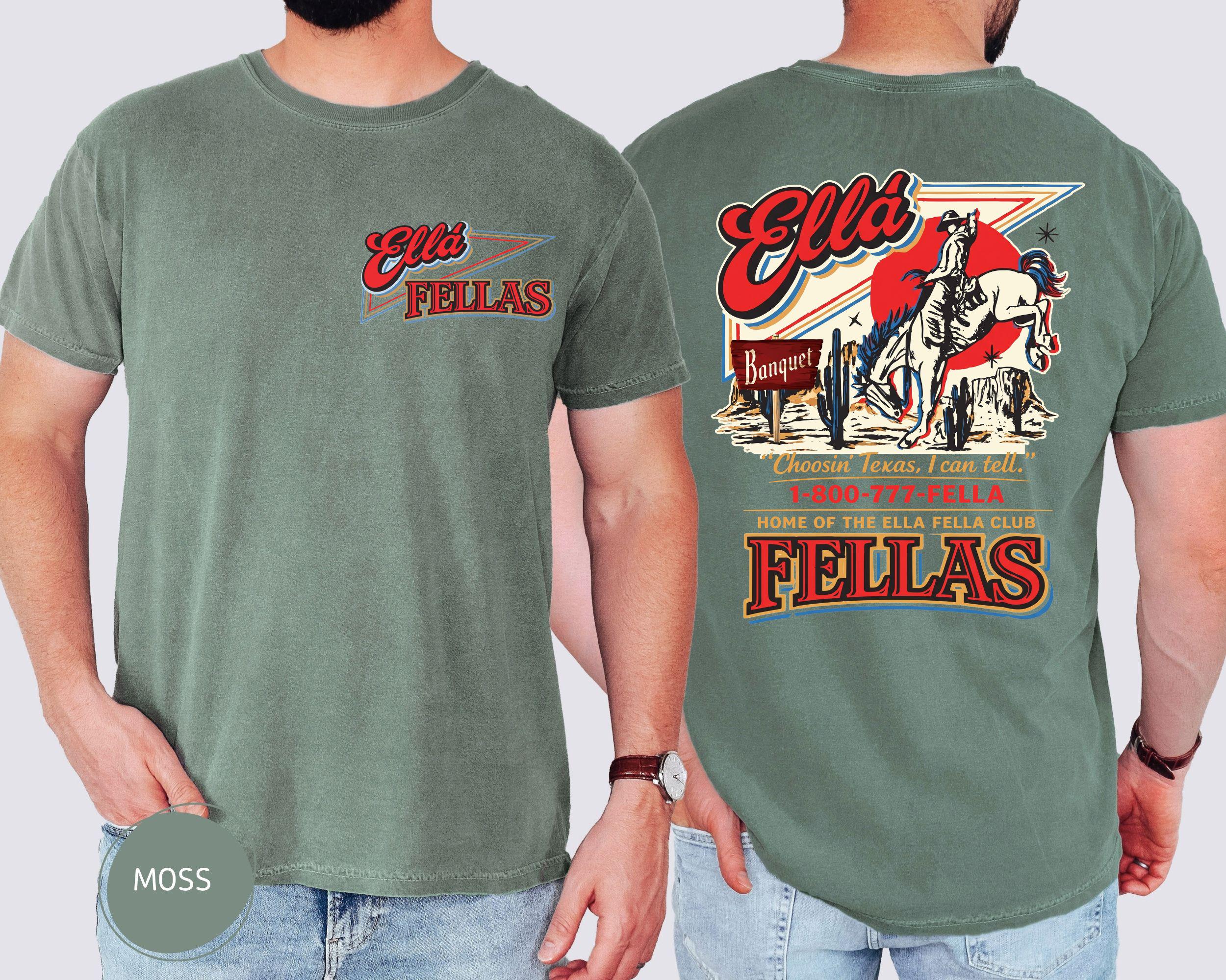 Vintage Ella Fellas Retro Western Tee | Choosin' Texas Concert Shirt