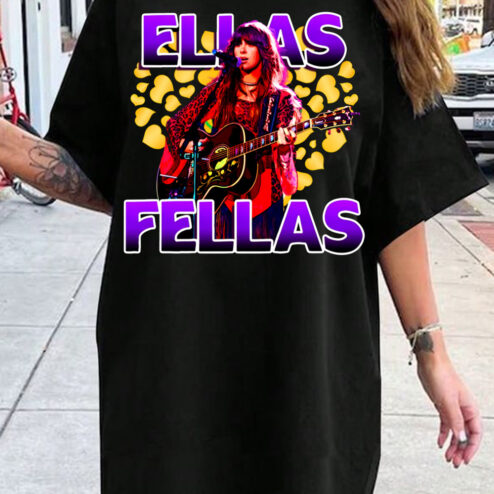Ella's Fellas T-Shirt Dress | Retro Country Concert Graphic Tee
