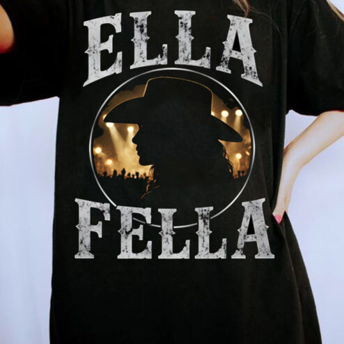 Vintage Ella Fella Shirt - Retro Country Concert Tee