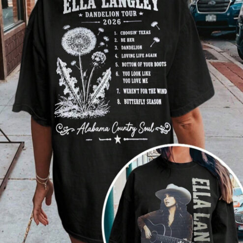 Ella Langley Dandelion Tour 2026 Shirt | Vintage Country Concert Tee