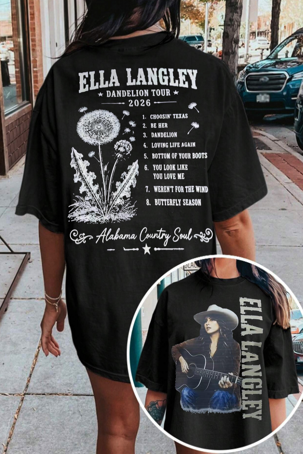 Ella Langley Dandelion Tour 2026 Shirt | Vintage Country Concert Tee